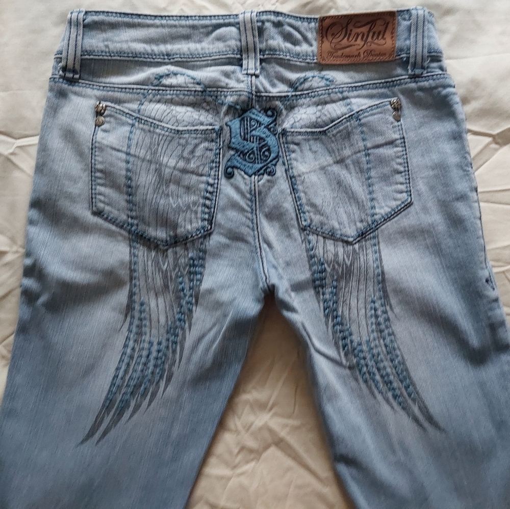 Sinful Angel Wing Jeans